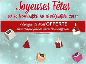 Joyeuses Ftes - 3 Bougies de Nol - Pav d' Affinois - 2017