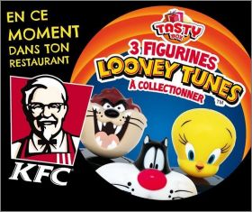 Looney tunes - 3 Figurines - KFC Menu Tasty - 2018
