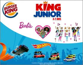 Barbie / Hot Wheels - Burger King Junior - 2018
