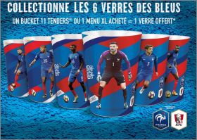 Coupe du monde 2018: Menu XL = 1 verre Les Bleus offert KFC