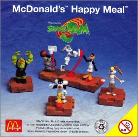 Space Jam (Warner Bros) - Happy Meal - Mc Donald - 1997