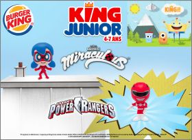 Miraculous / Power Rangers - Burger King Junior - 2018