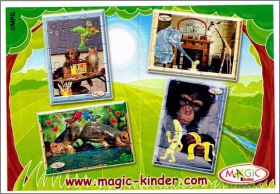 Puzzles animaux - kinder Joy - TT311 a TT313 et TT315 - 2008
