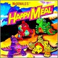 Design-O-Saurs - 4 Dinosaures Happy Meal - Mc Donald's 1990