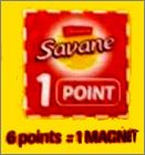 6 points = 1 magnet