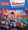 Toy story 4 Disney - Menu Petits Fluncheurs - Flunch - 2019