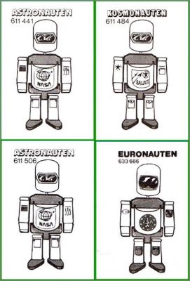 Astronauten - Kinder 611 441  633 666 - Allemagne - 1987