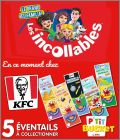 Les incollables - 5 ventails - P'tit Bucket - KFC - 2020
