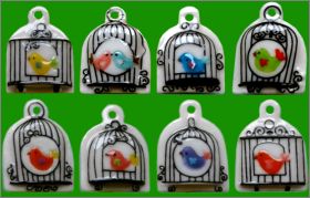 Cages  oiseaux - 8 Fves Brillantes - Lebhar - 2019