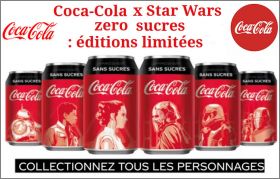 Star Wars - 6 Canettes Coca-Cola  collectionner - 2019