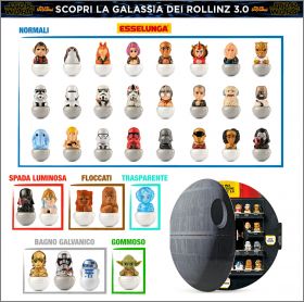 Star Wars 32 Figurines Rollinz 3.0 - Esselunga - 2020 Italie