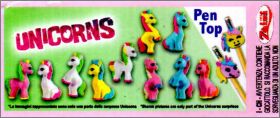 Unicorns (licornes) - Figurines & Pen Top - Zaini 2019