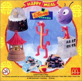 Mulan 2 - 6 figurines Happy Meal - Mc Donald - 1999