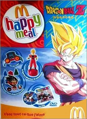 Dragon Ball Z  - 4 jouets  Happy Meal - Mc Donald - 2006