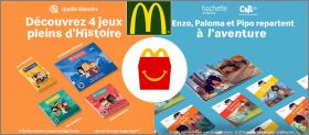 Quelle Histoire ! 4 jeux ducatif  Happy Meal McDonald 2020
