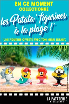 Les Patata' figurines  la plage - La Pataterie 2019
