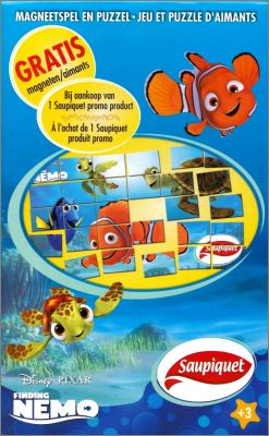Finding Nemo - 30 Magnets puzzle Saupiquet - 2014 Belgique