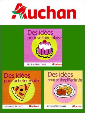 Des ides pour... - 3 magnets - Auchan - 2000