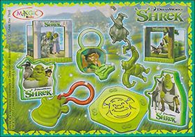 Shrek 3 - Les accessoires (Kinder Joy) 2007 - ST282  ST287