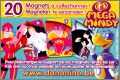 Mega Mindy Studio 100 - 20 Magnets Danonino Danone Belgique