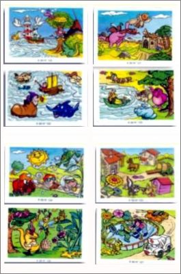 Puzzle personnages Kinder Surprise  K99-120  K99-127