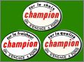 On s'engage  fond - 3 Magnets - Champion - 2000