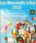 Les Mercredis  Lire - Livres Happy Meal - McDonald's 2022