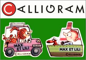 Max et Lili - 2 Magnets - Calligram (ditions) 2010