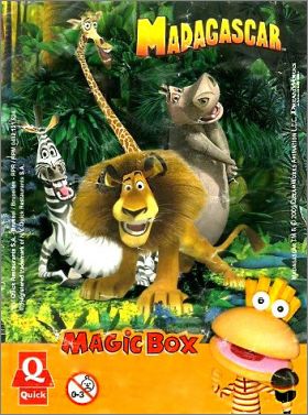 Madagascar - 4 figurines - Magic Box - Quick - 2005