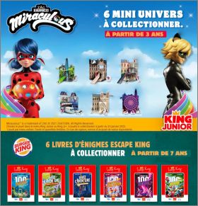 Miraculous /Livres d'nigmes Escape Burger King Junior 2022