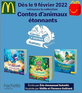 Livres Hachette - Les Contes - Happy Meal - McDonald's 2022