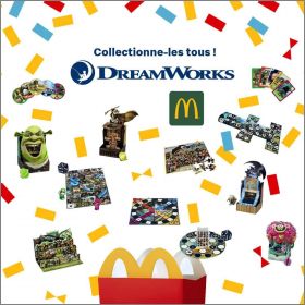 Dreamworks - 12 Jeux - Happy Meal - McDonald's - 2022