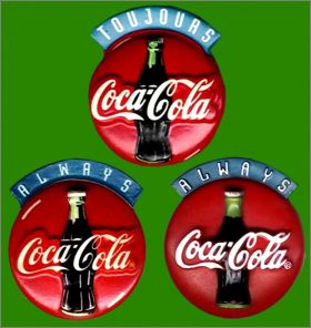Toujours - Always - 3 magnets - Coca-Cola - 2002