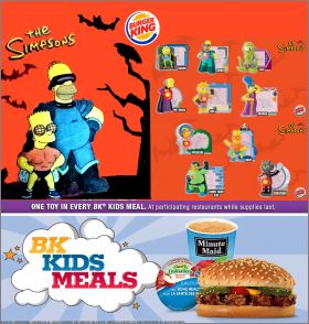 The Simpsons - Halloween - 10 Figurines - Burger King - 2011