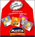 Les Simpson - 4 magnets -   Motta - 2013