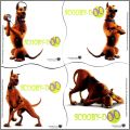 Scooby-Doo - 4 Magnets puzzle Warner Bros -  2000