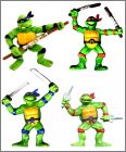 Teenage Mutant Ninja Turtles - 4 Magnets 3D Nickelodeon 1990