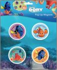 Le Monde de Dory Disney Pixar - 4 Pop-Up magnets - 2016
