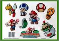 Paper Mario Sticker Star magnets Nintendo Planche N2  2012