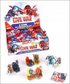 Captain America Civil War - 8 Figurines - Preziosi - 2016