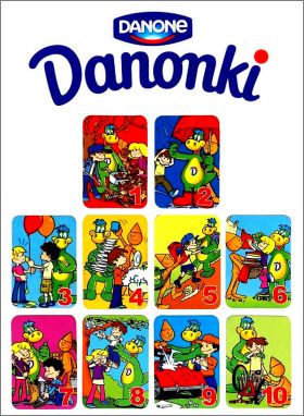 Chiffres - 10 Magnets - Danonki Danone - 2010 - Pologne