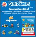 Les Schtroumpfs - 6 kits de pte  modeler Burger king 2022