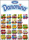 Train - 24 magnets - Danonino  - Danone - 2009 Grce