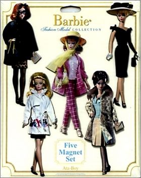 Barbie - Srie 2 - 1 planche de magnets - Mattel 2003