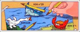 Porte-crayons - Kinder surprise - K04-1, K04-2, K04-29
