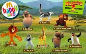 Madagascar 2 - Happy Meal - Mc Donald