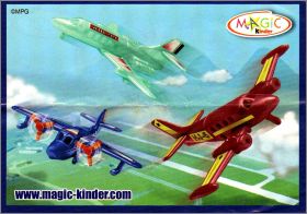 Avions de ligne - Kinder Surprise - 2S-366  2S-368 - 2006