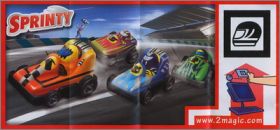 Voitures de course - Kinder Sprinty - DC049, DC050 - 2011