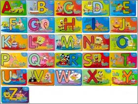 Alphabet Bob l'ponge (spongeBob) Kiri Allemagne - Magnets