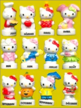 Hello Kitty - Les mois de l'anne - Fves brillantes 2012